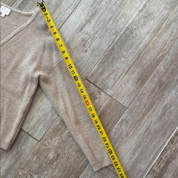 Cyrus Taupe V-Neck Button Sweater - Picture 8 of 8